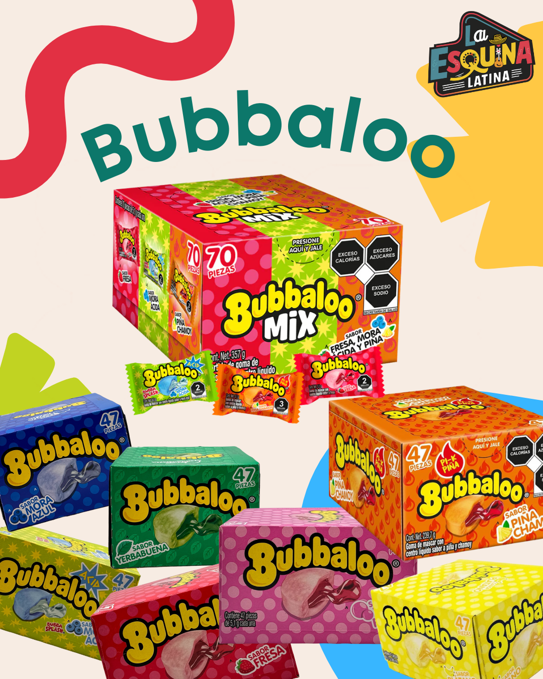 Bubbaloo 47uds.